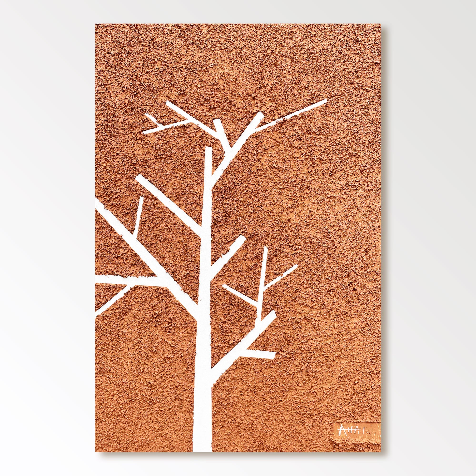 Abstract Painting "Vinterens Budskap”