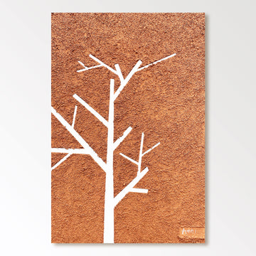 Abstract Painting "Vinterens Budskap”
