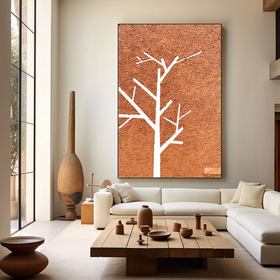 Abstract Painting "Vinterens Budskap”