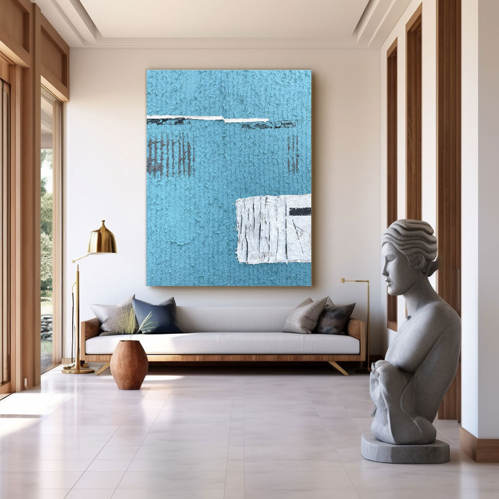 Abstract Painting "Azul Revelado”