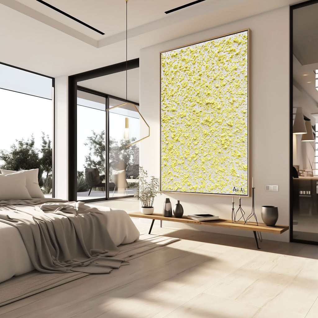 Abstract Painting "Ljusets Spridning”