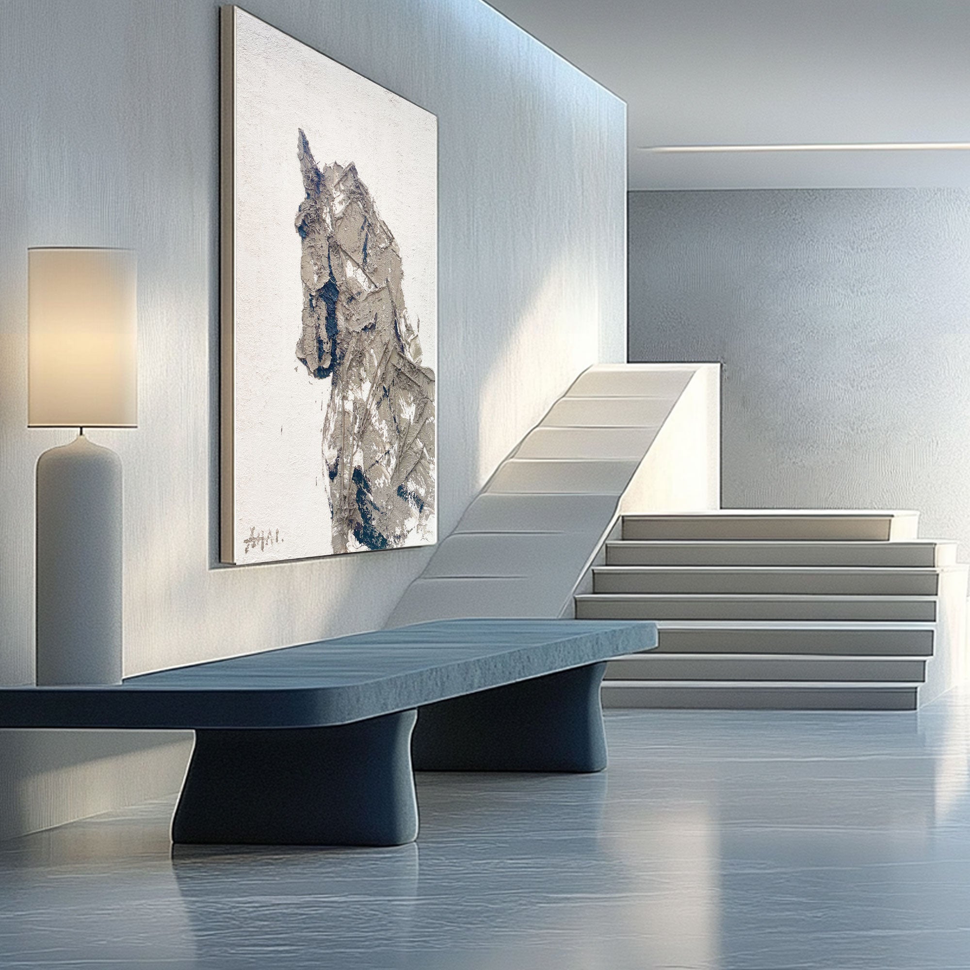 Abstract Painting "Hästens Själ”