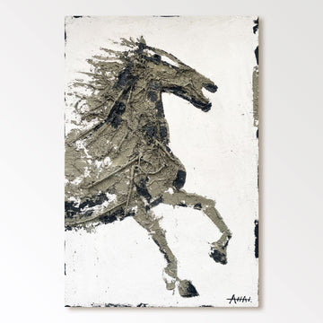 Abstract Painting "Hästens Kraft”