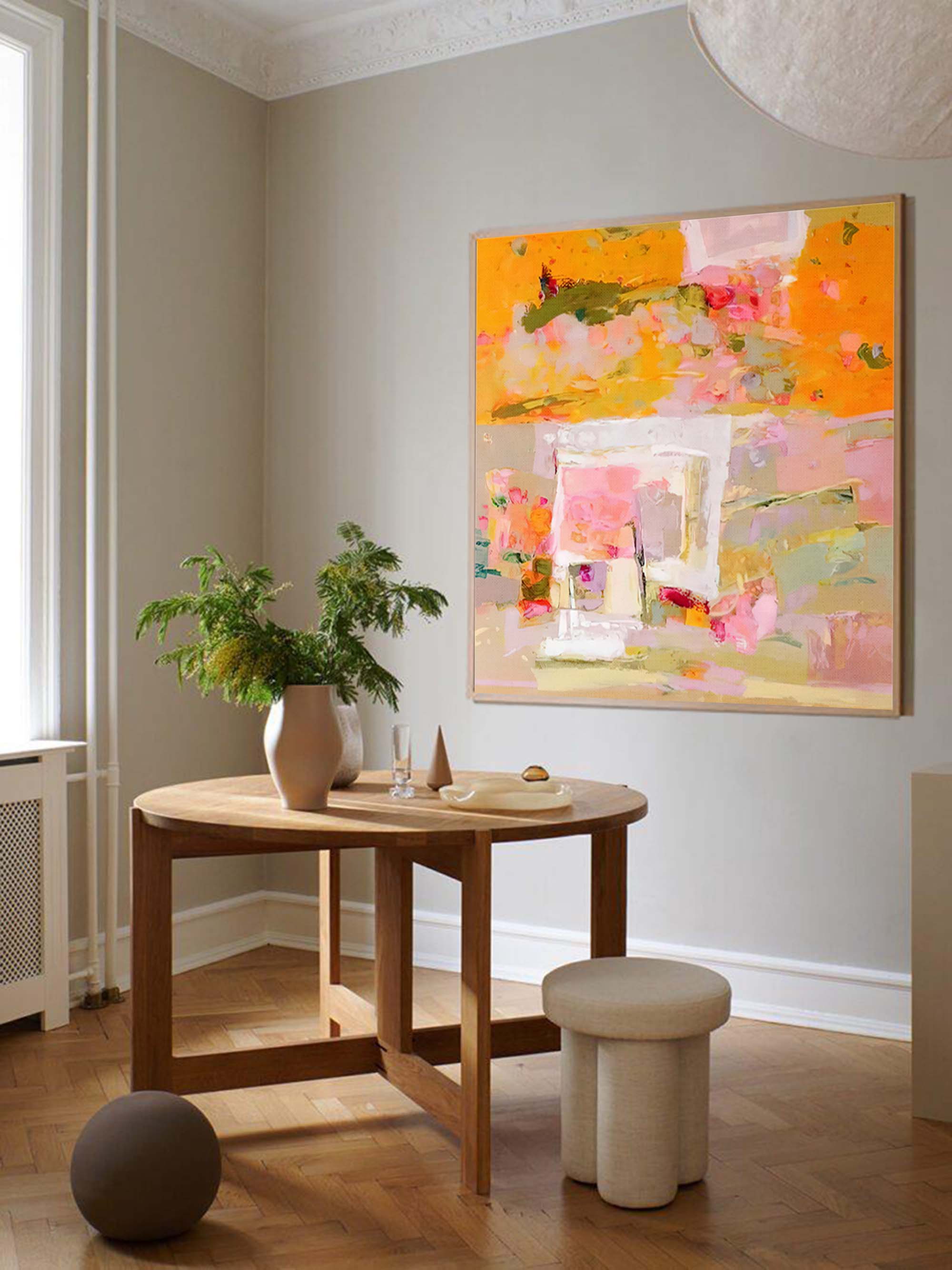 Abstrakt lærredskunst #AB106