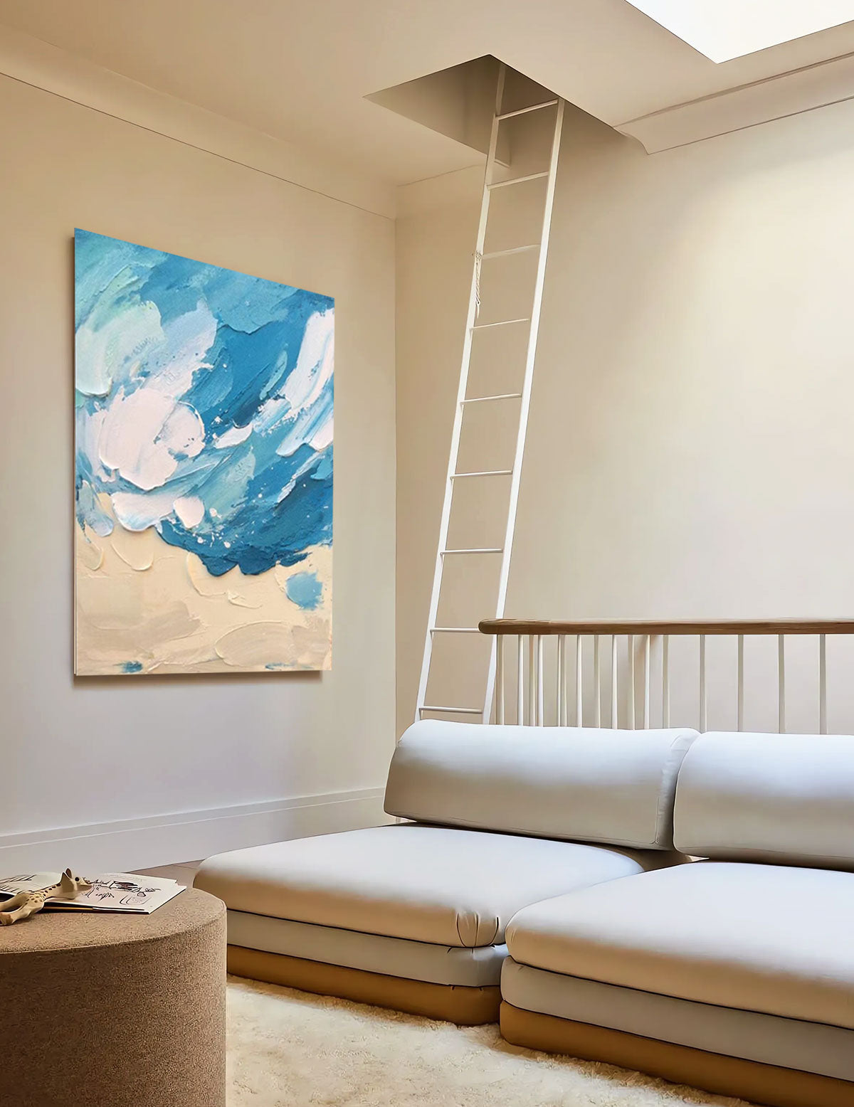 Strand &amp; Ozean Leinwandbild #BE003