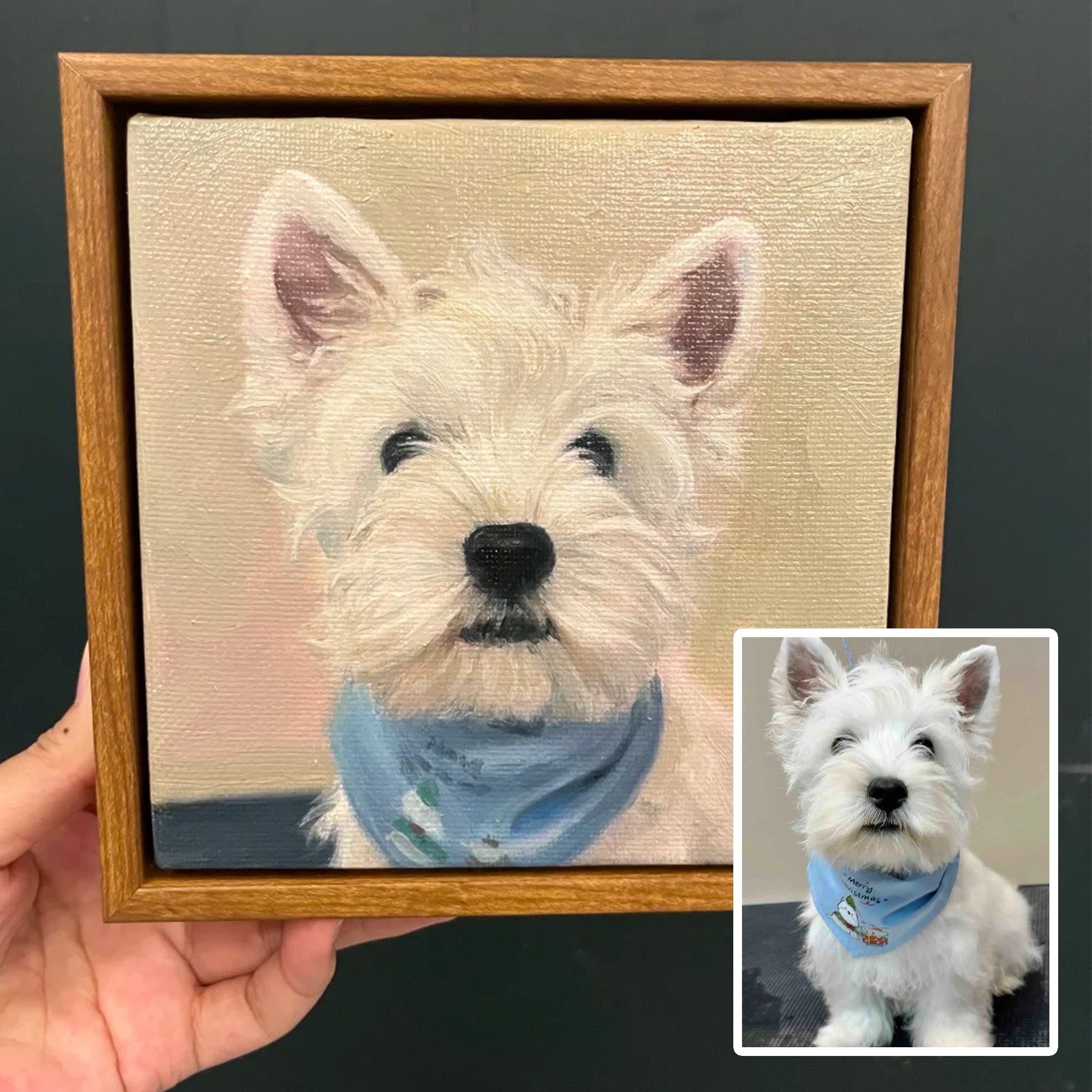 Custom Oil Painting Portraits from Your Photos - Family & Pets