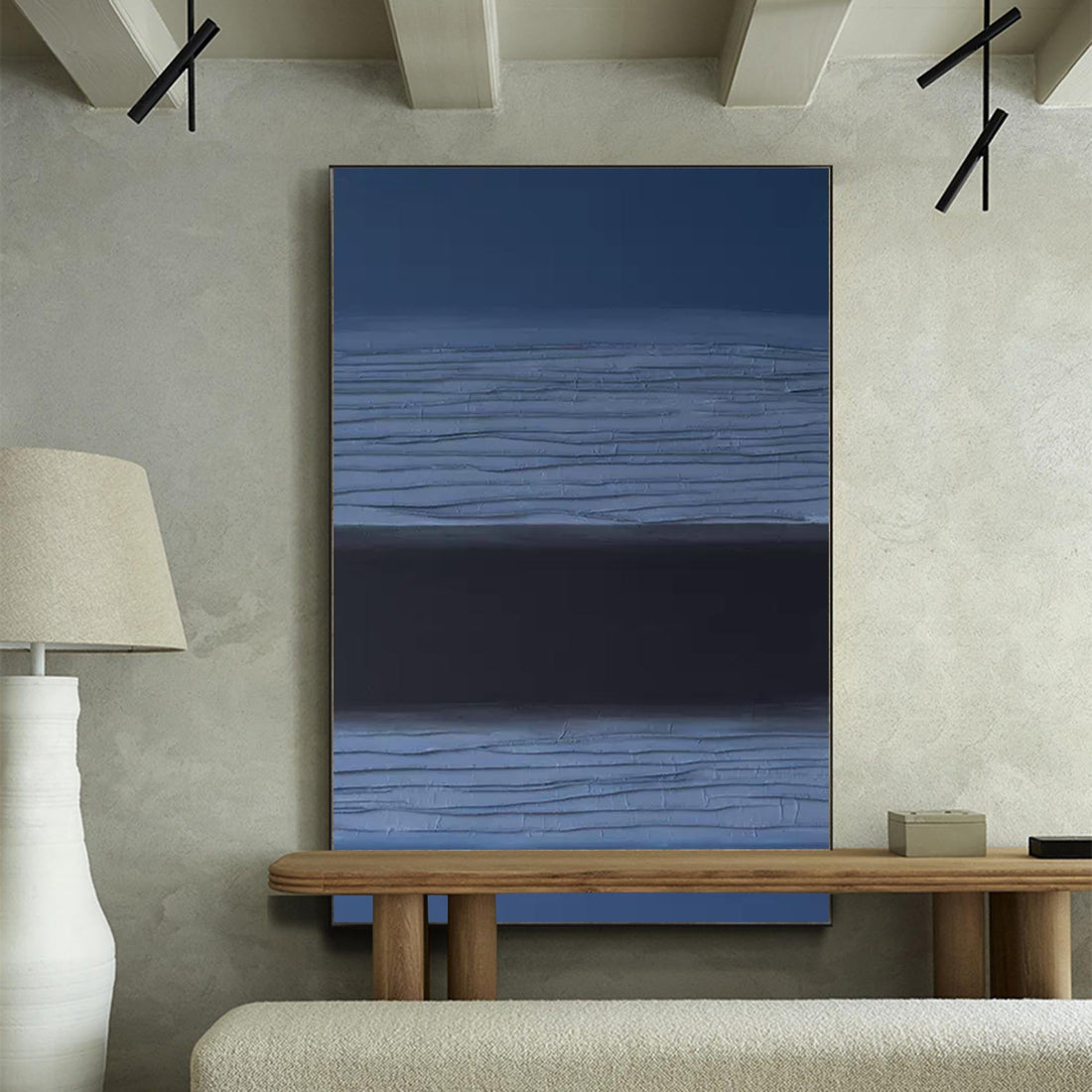 Minimalistisk lærredskunst #MI055