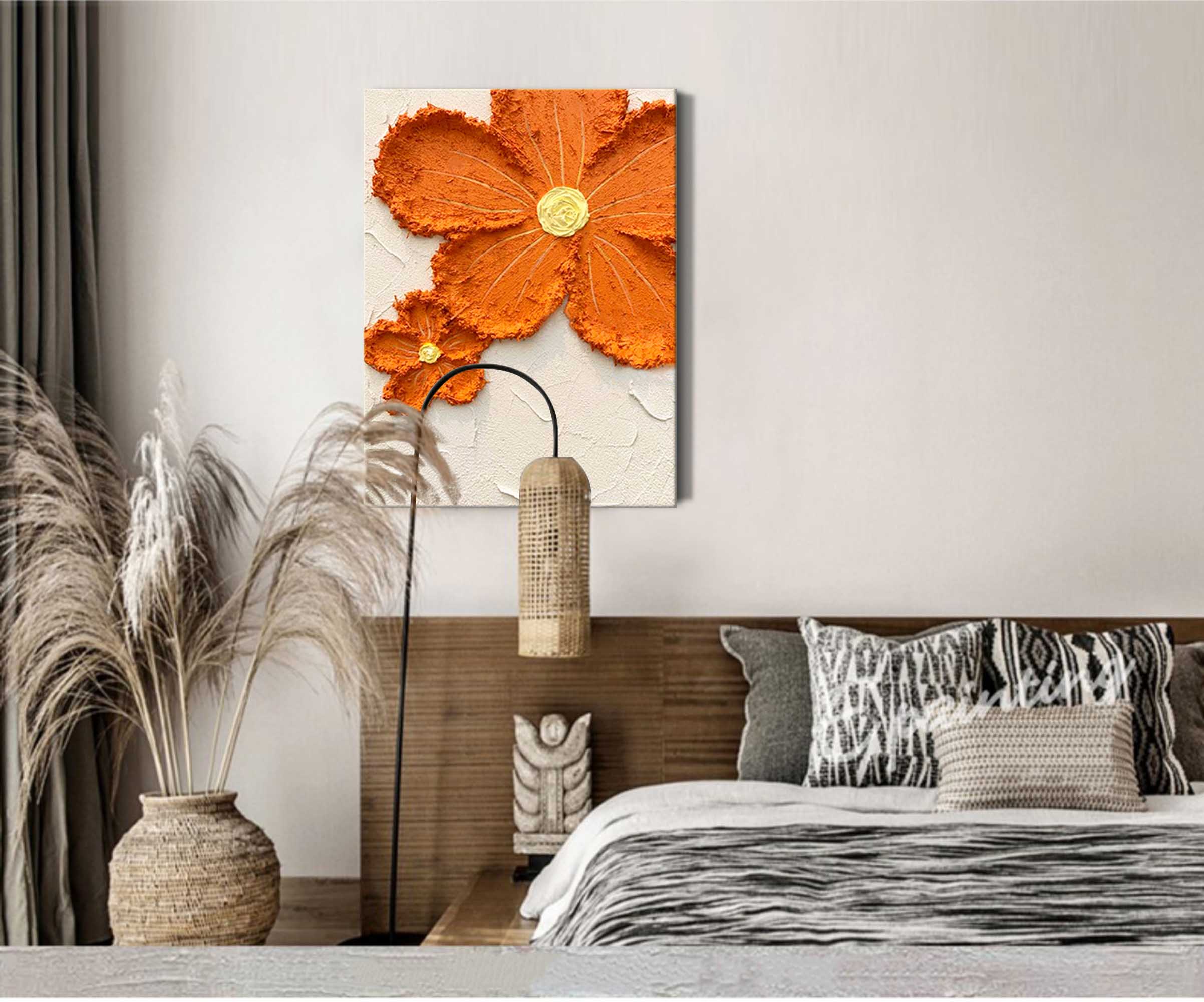 Blomsterlærredskunst #FL002
