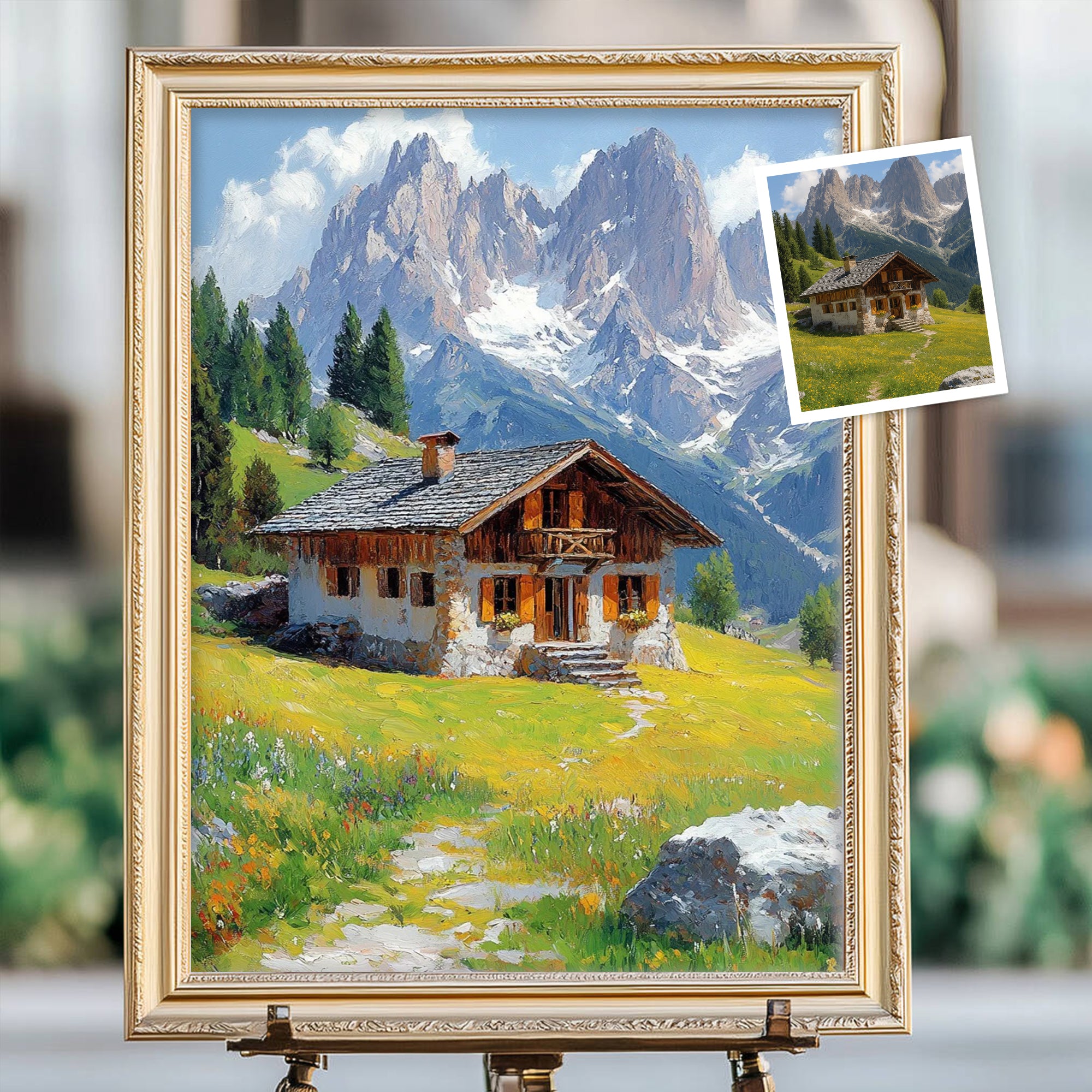 Custom Oil Painting Portraits from Your Photos - Family & Pets