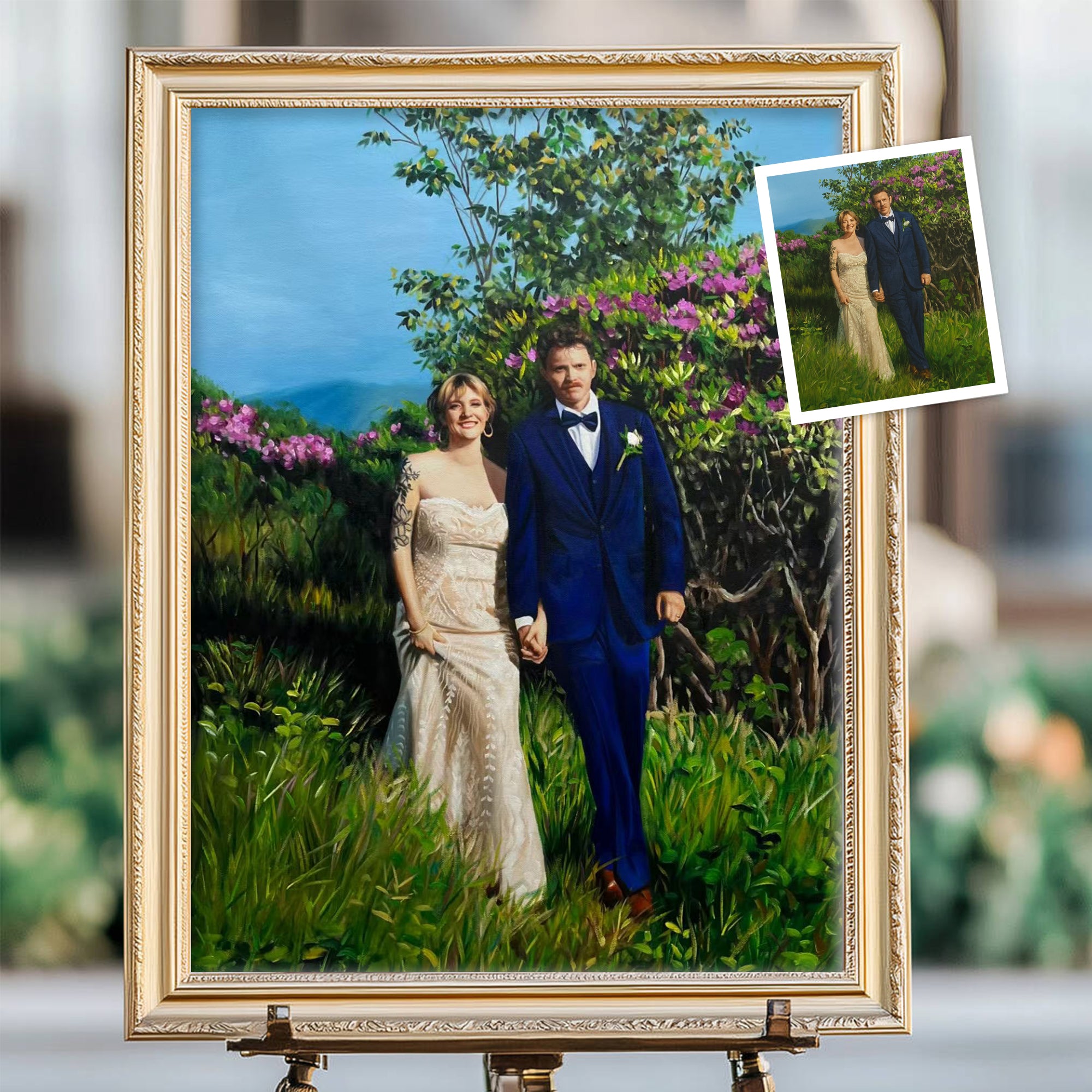 Custom Oil Painting Portraits from Your Photos - Family & Pets