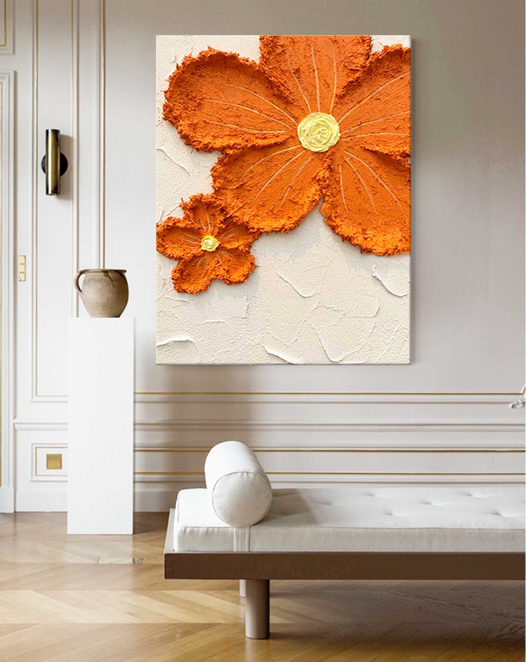 Blomsterlærredskunst #FL002