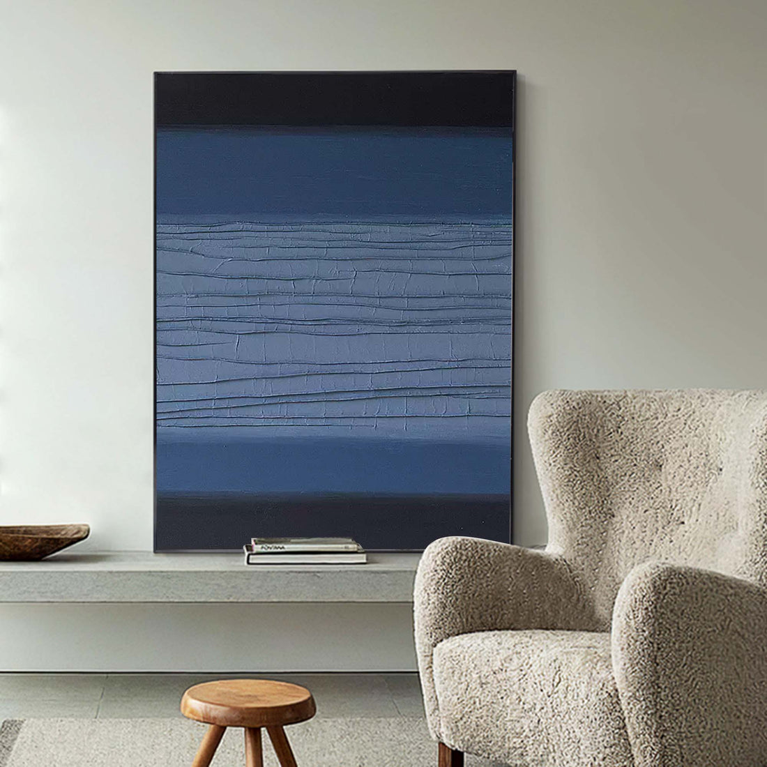 Minimalistisk lærredskunst #MI056