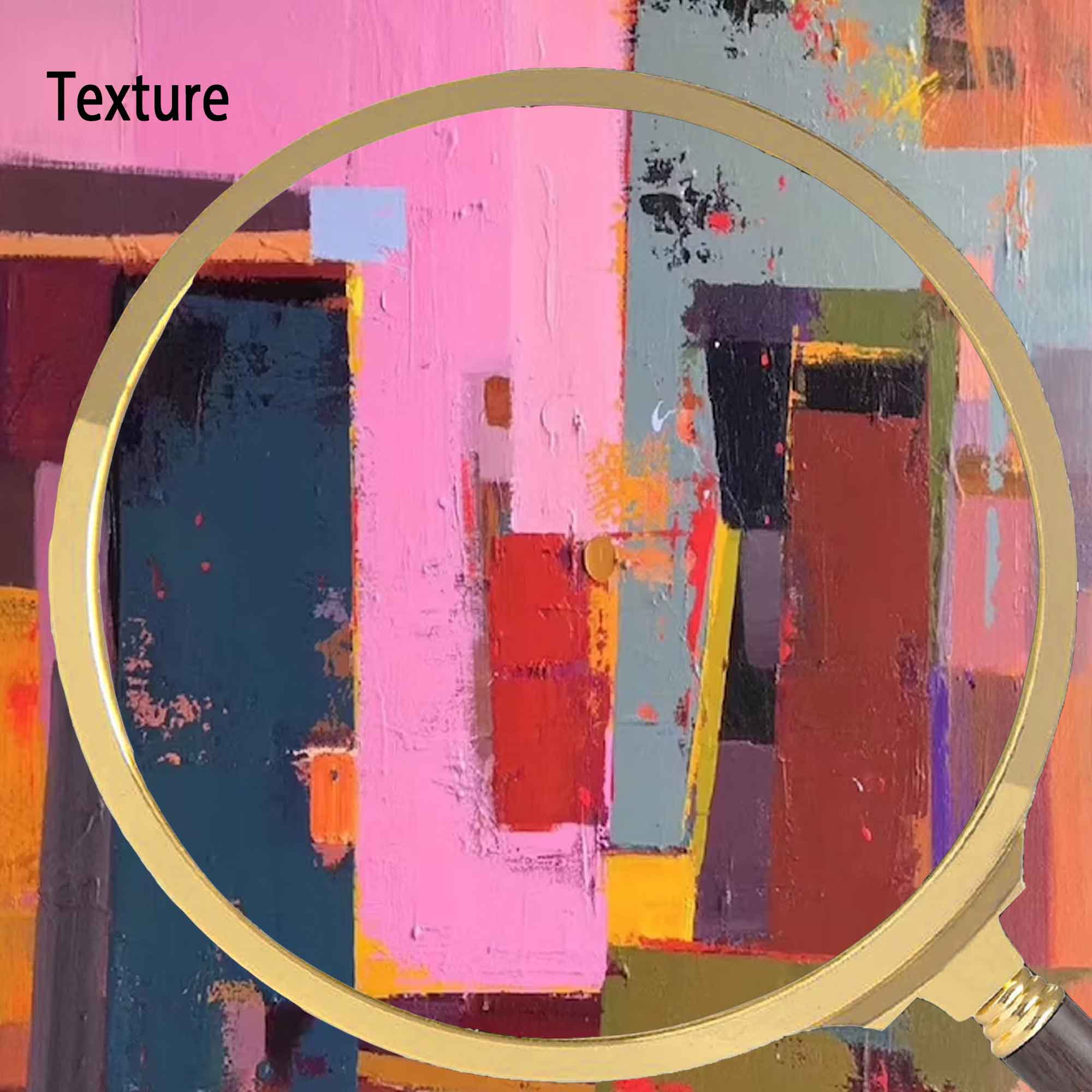 Abstrakt lærredskunst #AB002