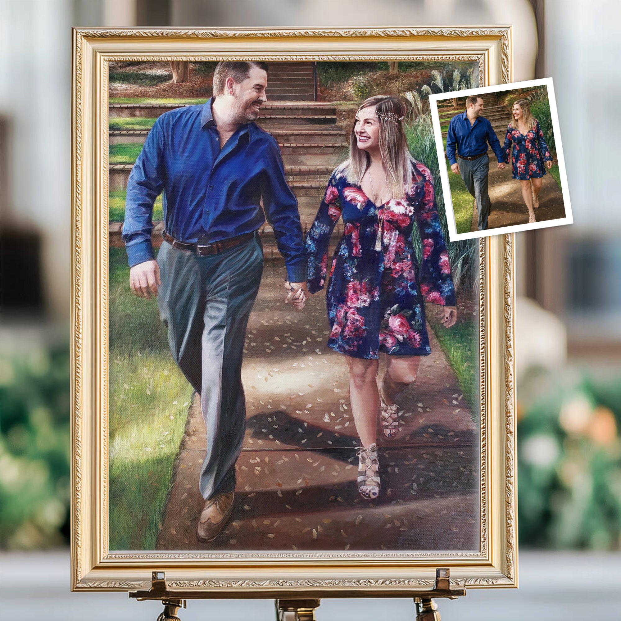 Custom Oil Painting Portraits from Your Photos - Family & Pets