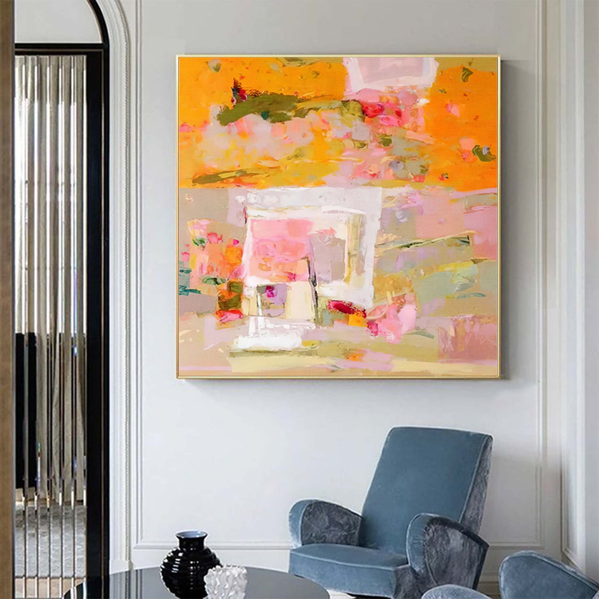 Abstrakt lærredskunst #AB106