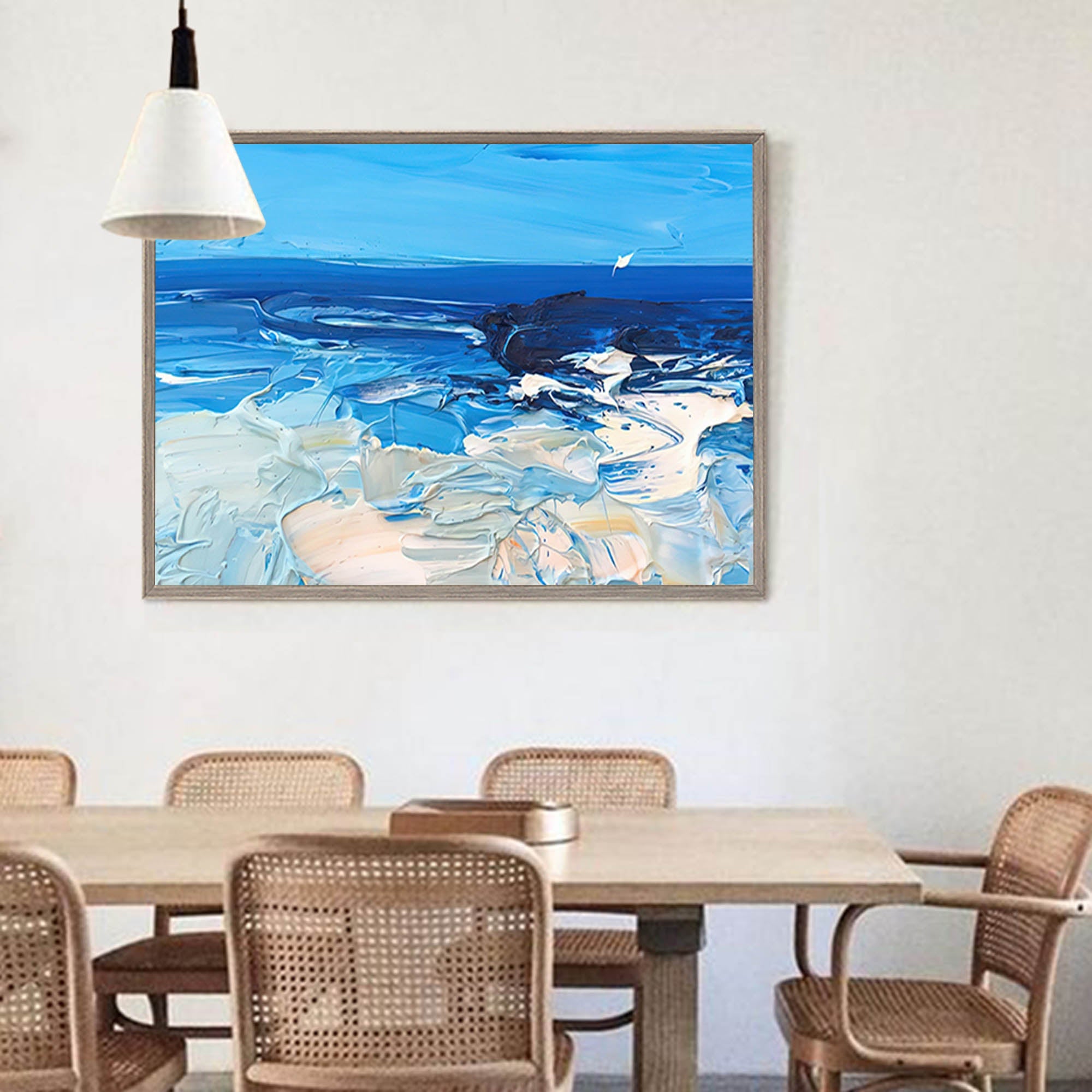 Strand &amp; Hav Lærredskunst #BE009