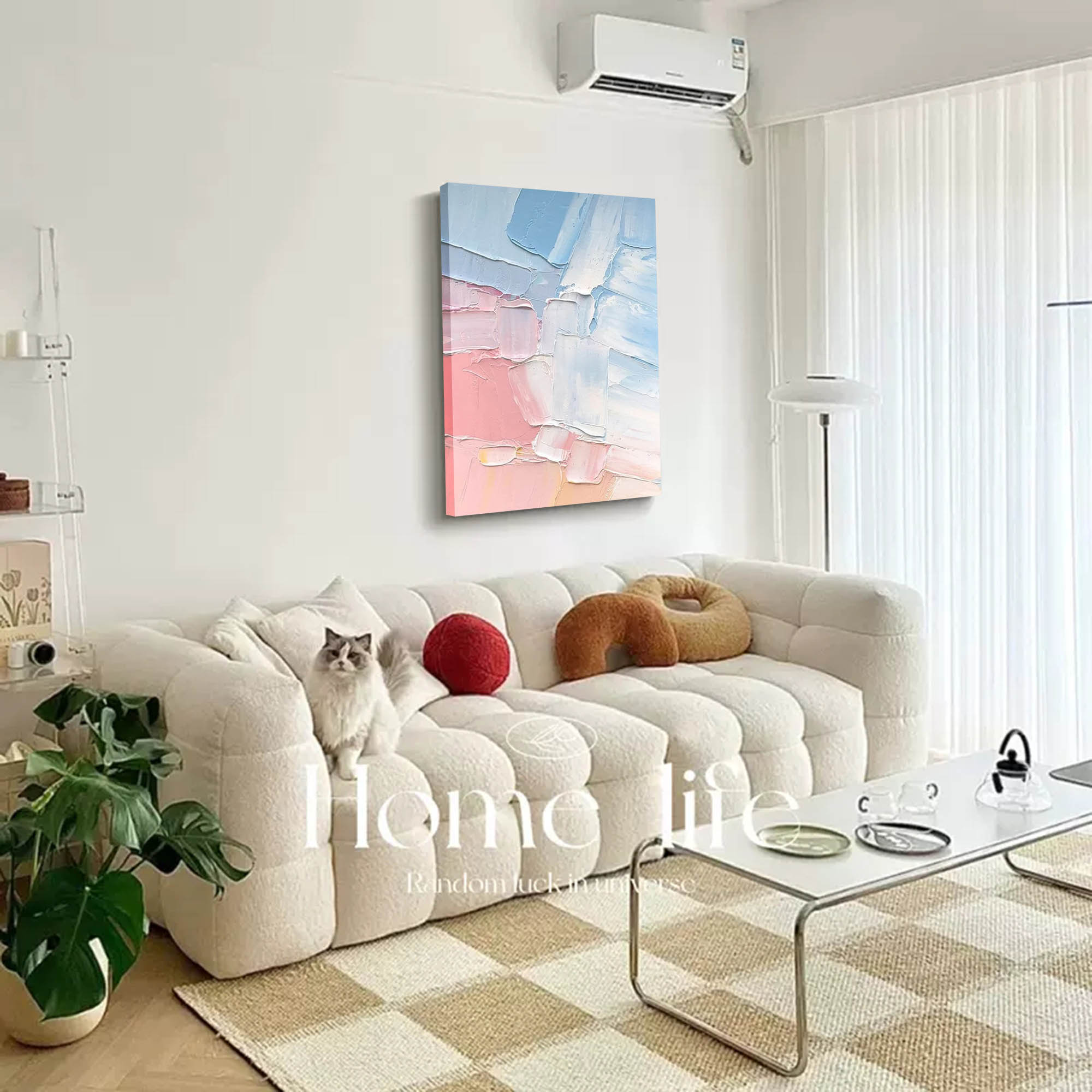 Abstrakt lærredskunst #AB042