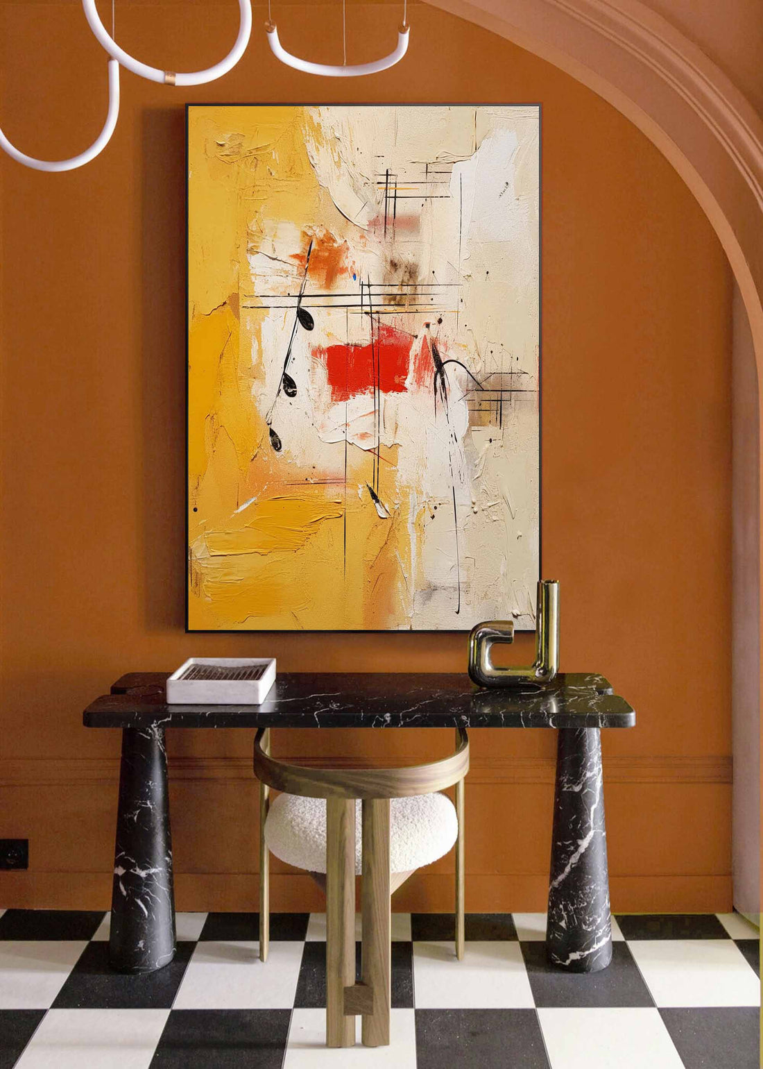 Abstract Canvas Art #AB152