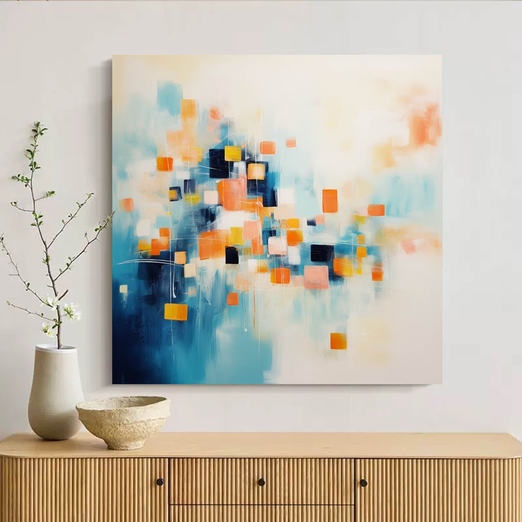 Abstract Canvas Art #AB224