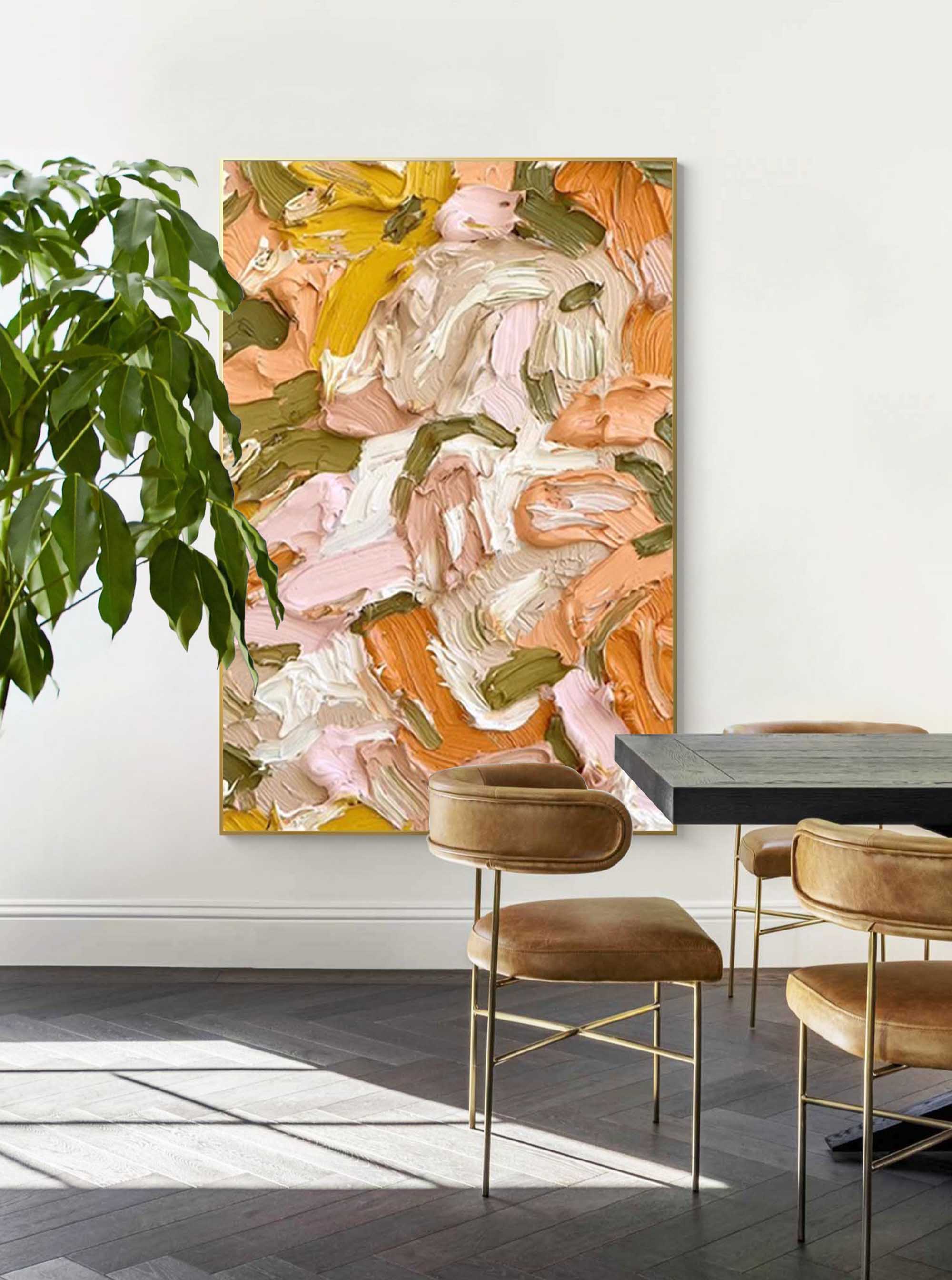 Abstrakte Leinwandkunst #AB103