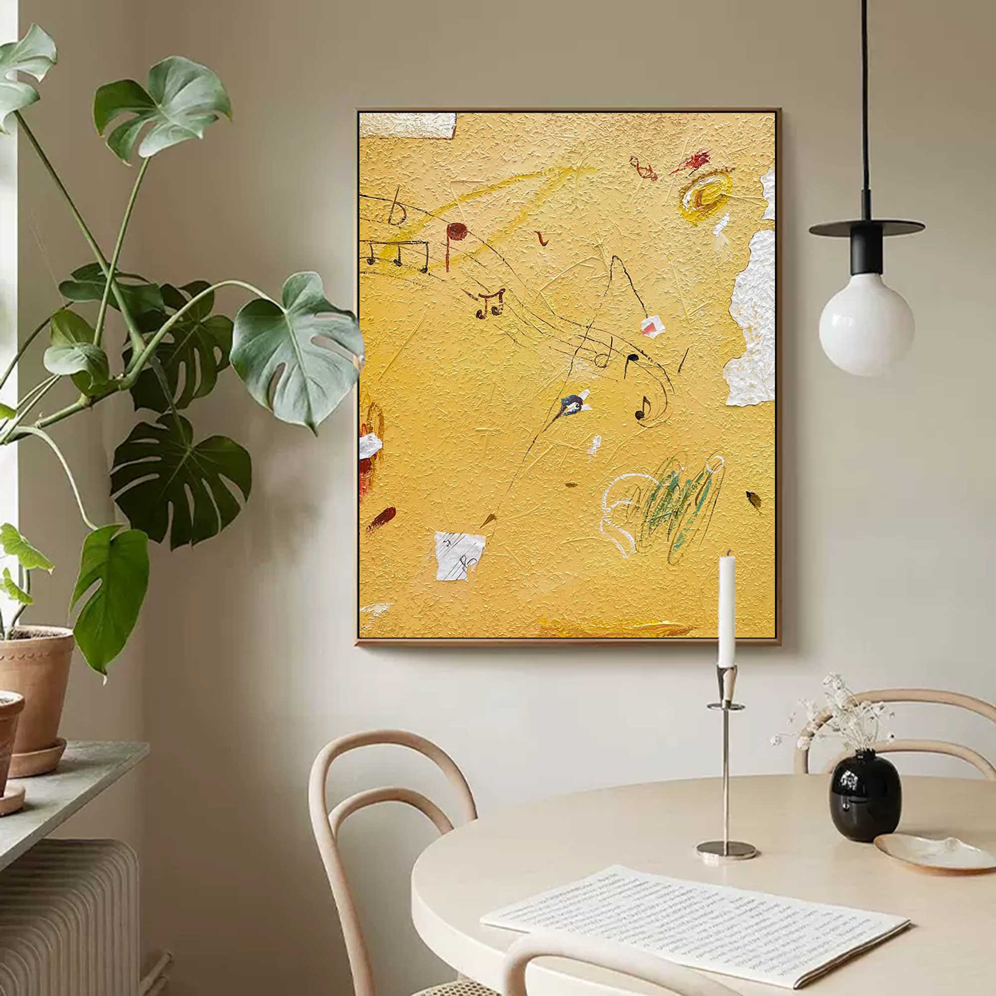 Minimalistisk lærredskunst #MI007