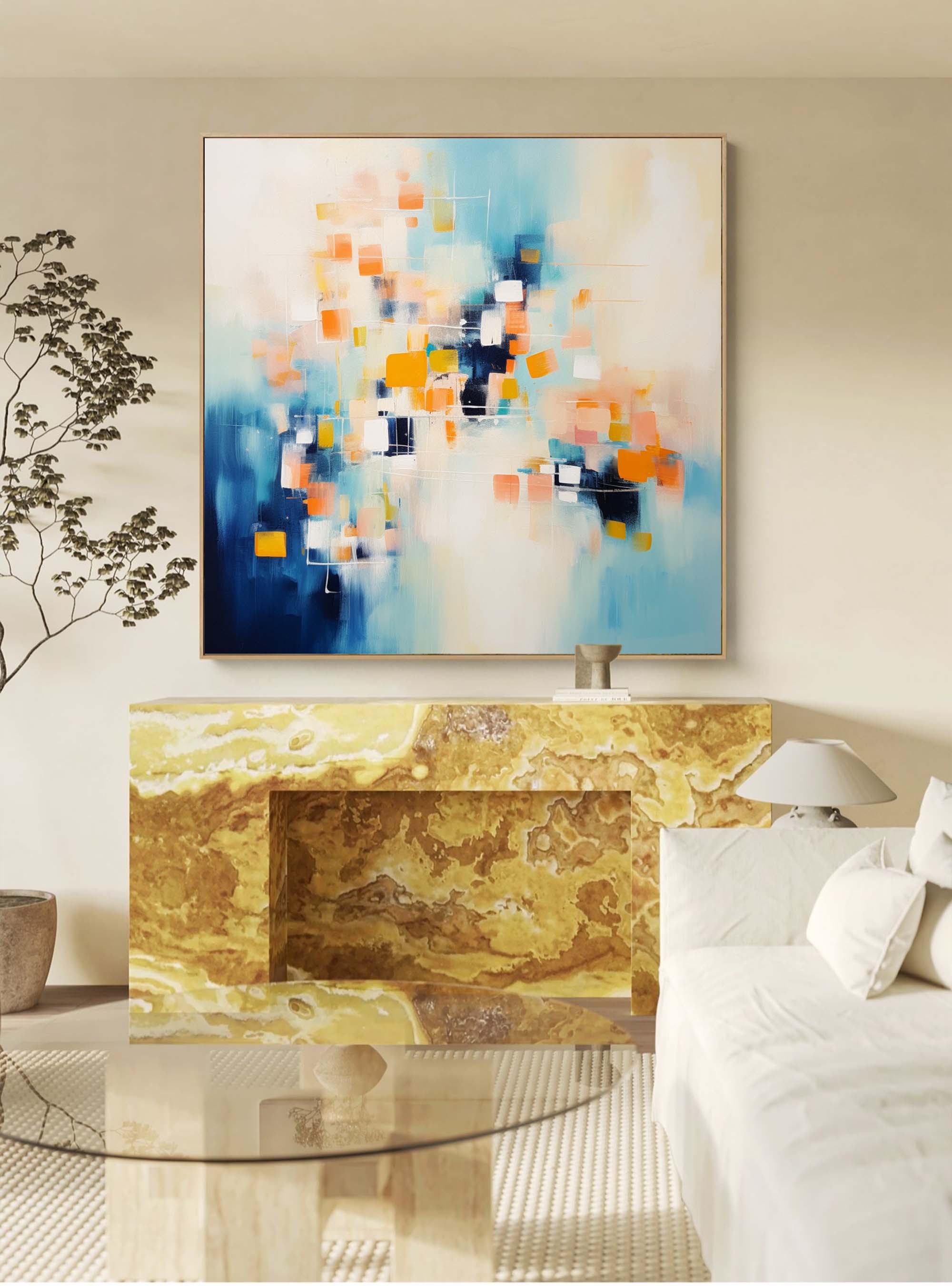 Abstract Canvas Art #AB225