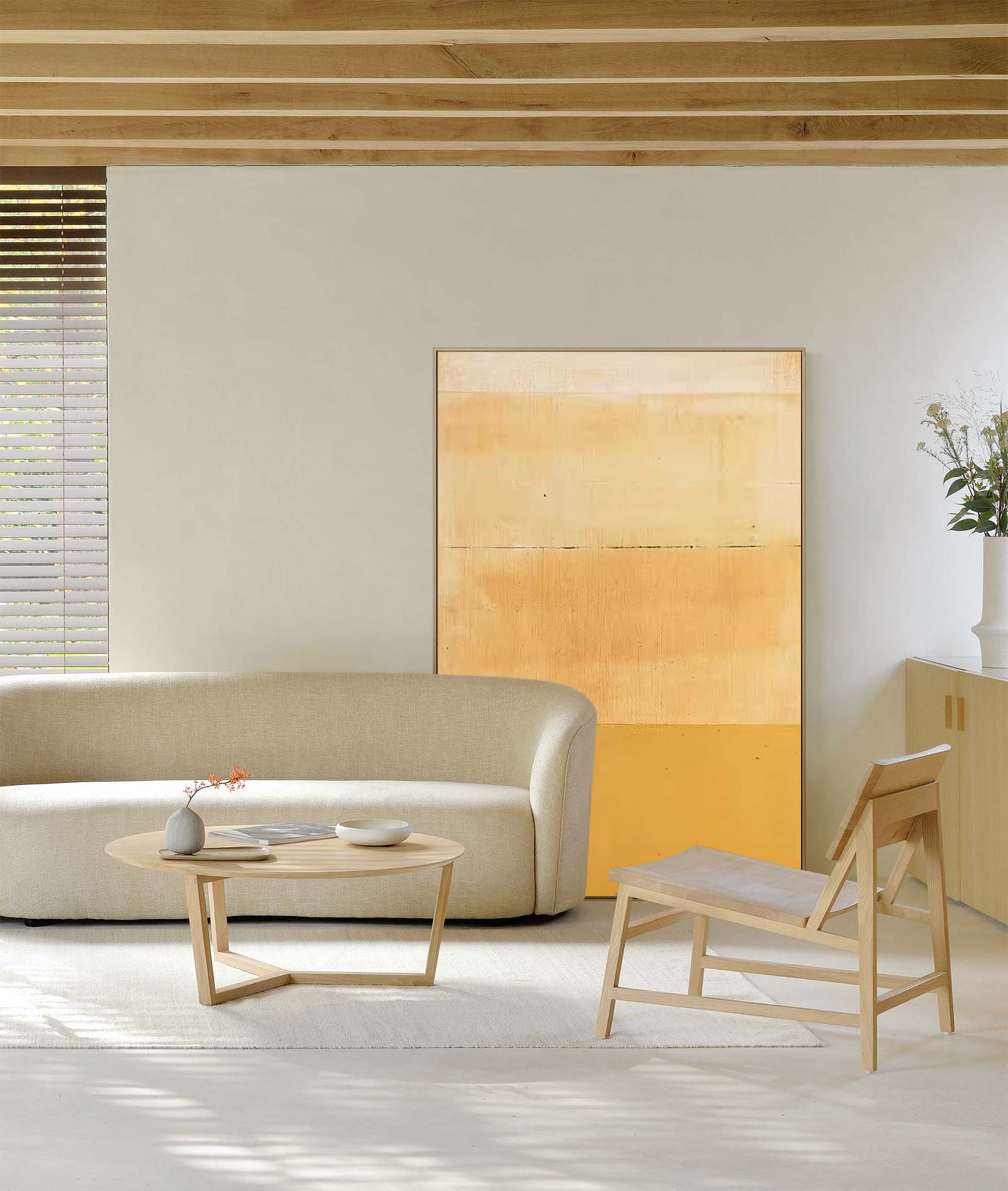 Minimalistisk lærredskunst #MI027