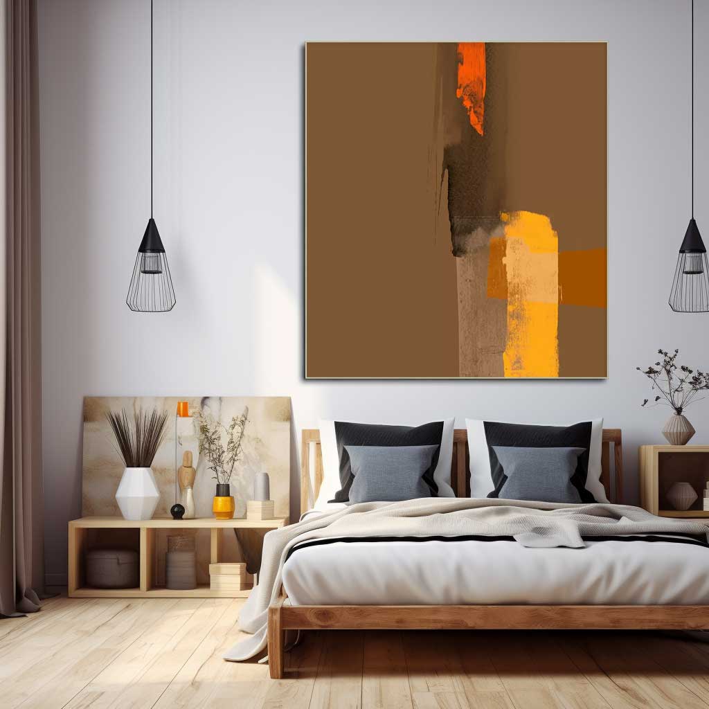Minimalistisk lærredskunst #MI080