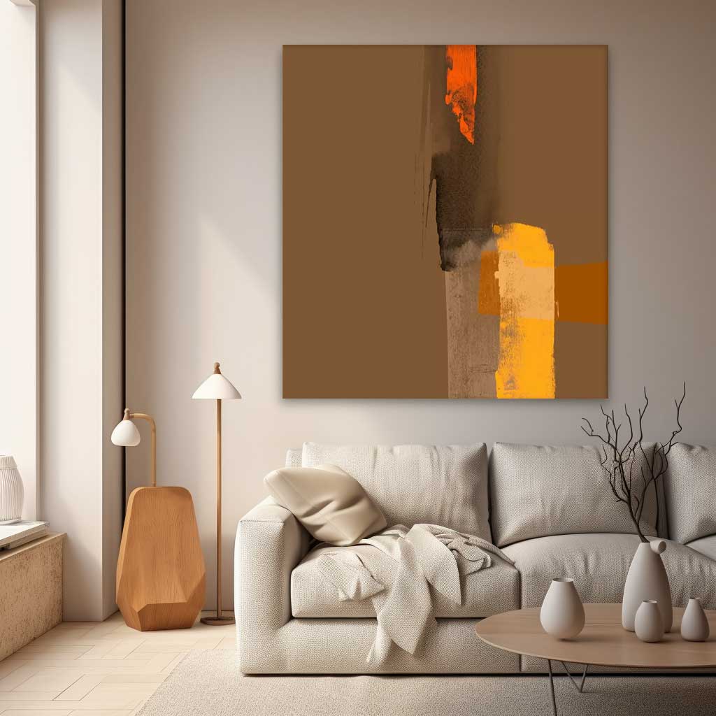 Minimalistisk lærredskunst #MI080