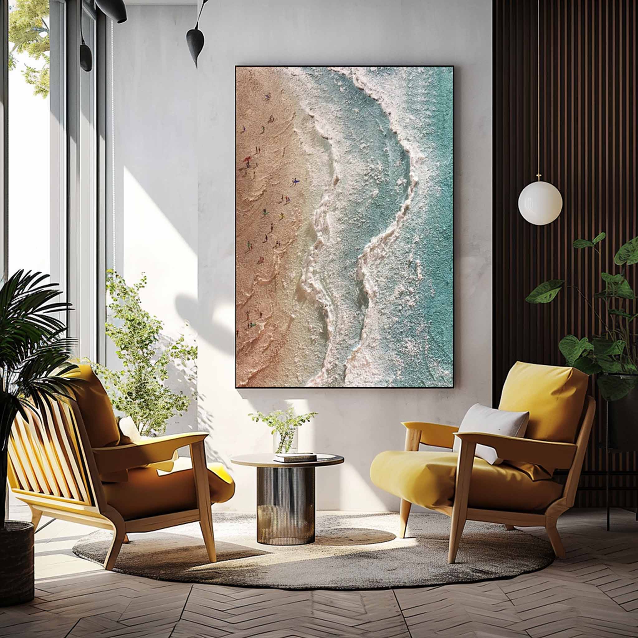 Strand &amp; Hav Lærredskunst #BE016
