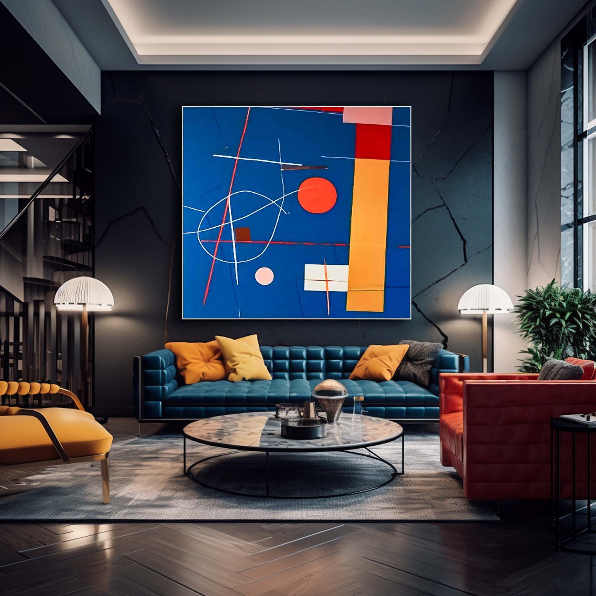 Abstract Canvas Art #AB361