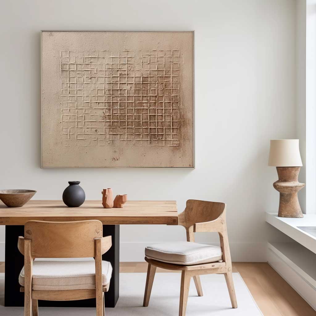 Minimalistisk lærredskunst #MI079