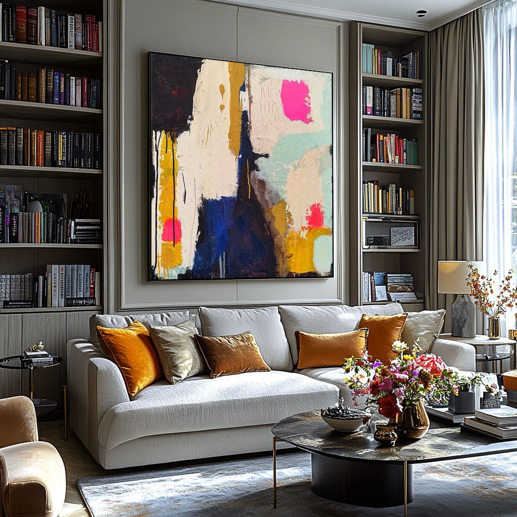 Abstrakte Kunst „Éclats de Couleur“