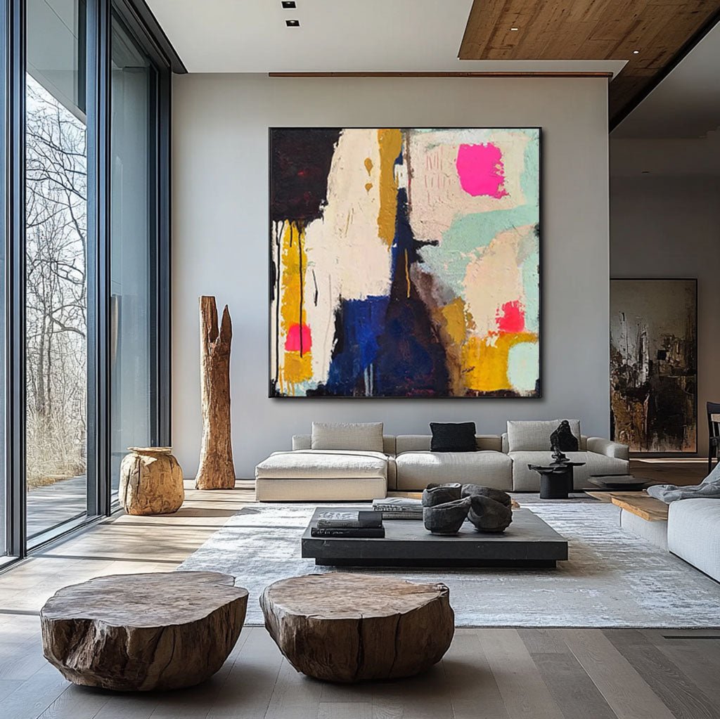 Abstrakte Kunst „Éclats de Couleur“