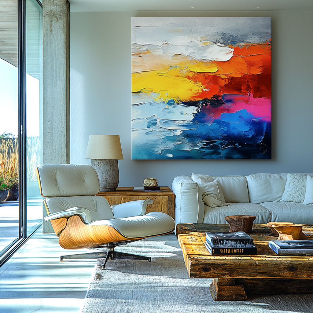 Abstrakte Kunst „Souffle d'Espoir“