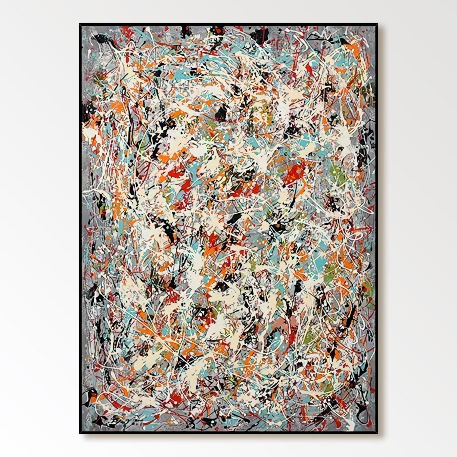 Abstract Colorful Painting "Dance of Fate"