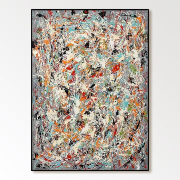 Abstract Colorful Painting "Dance of Fate"