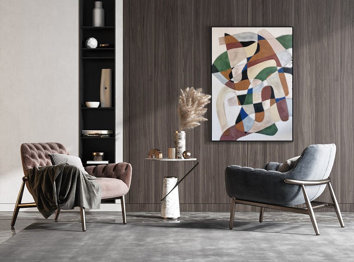 Abstract Colorful Painting "Joy"