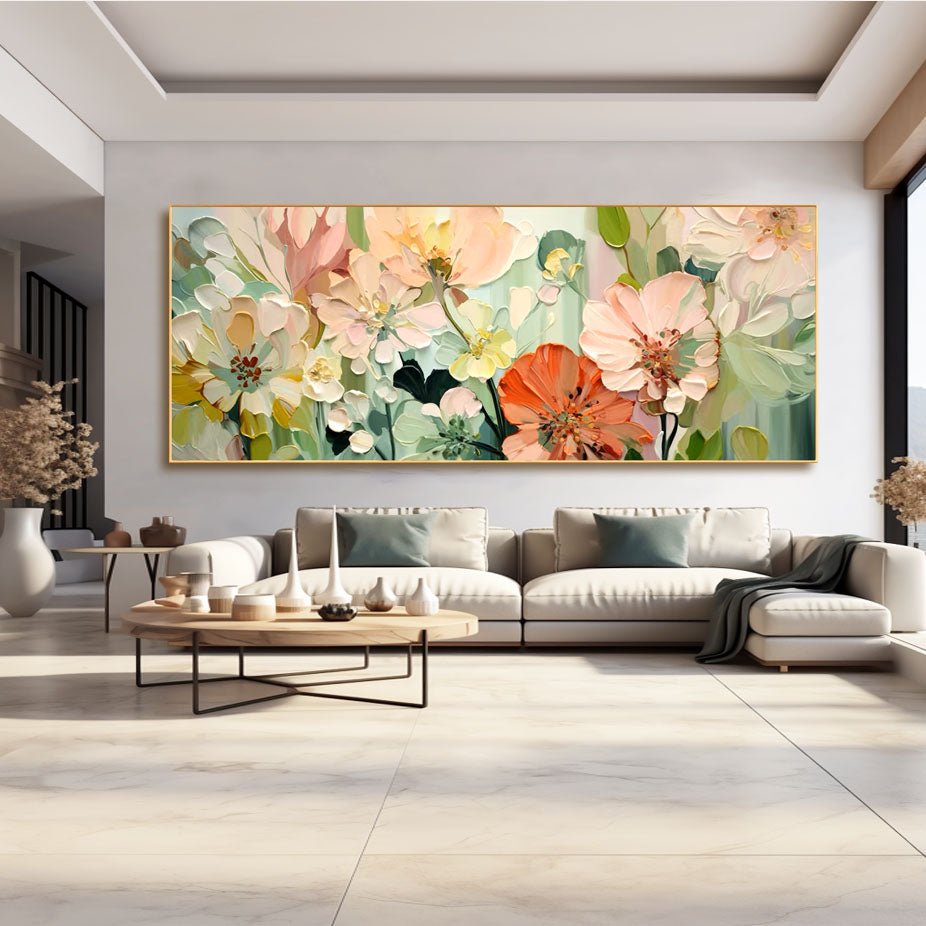 Abstract Colorful Painting "Petals of Infinity"