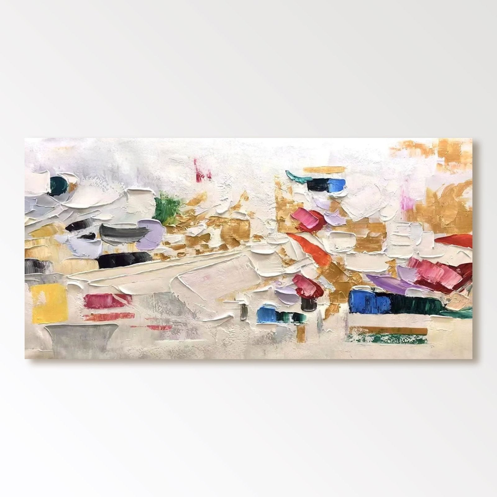 Abstract Colorful Painting "Songe"