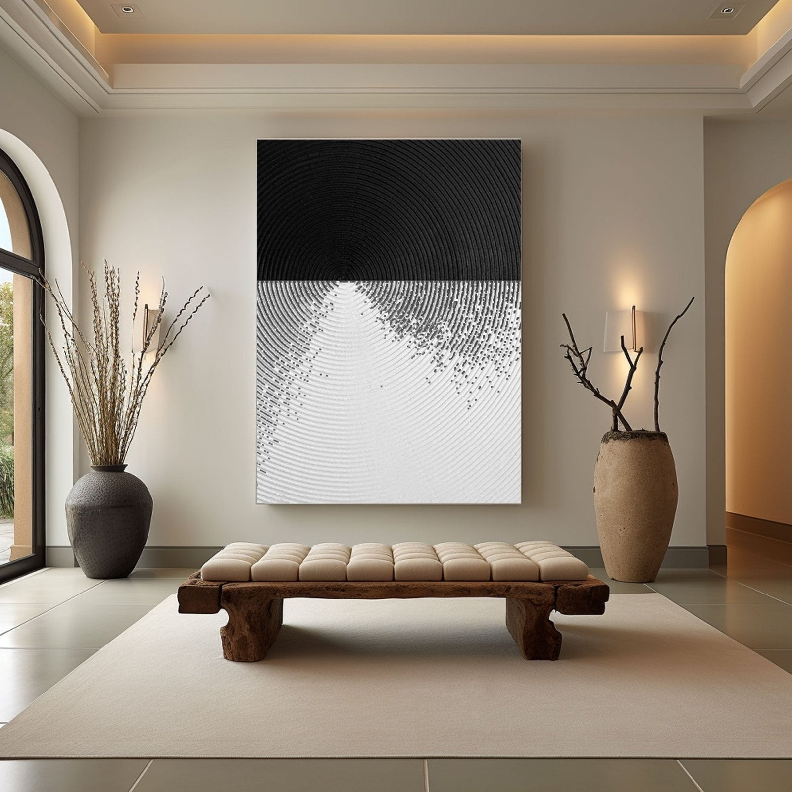 Abstract Minimalist Painting "Immerse"