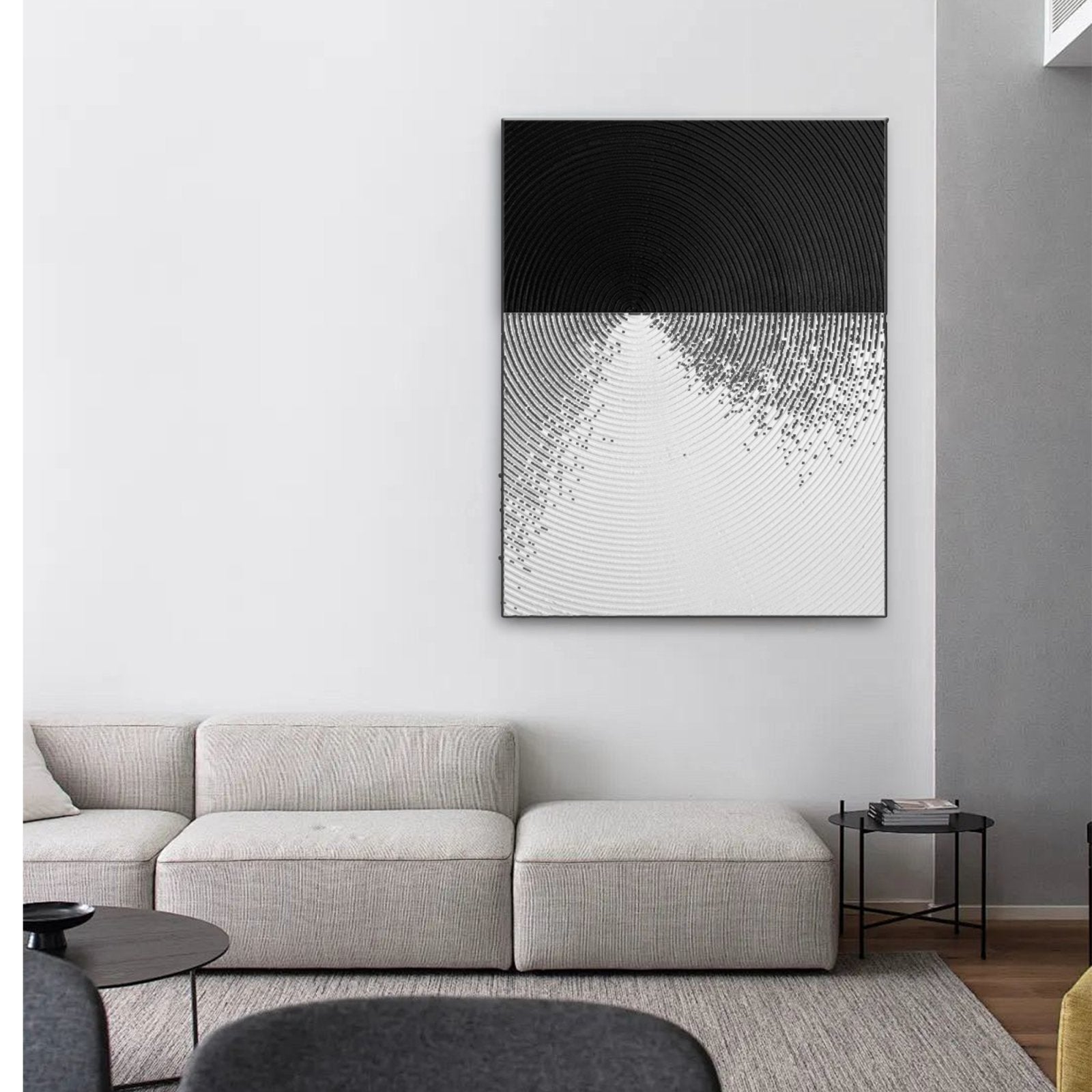 Abstract Minimalist Painting "Immerse"