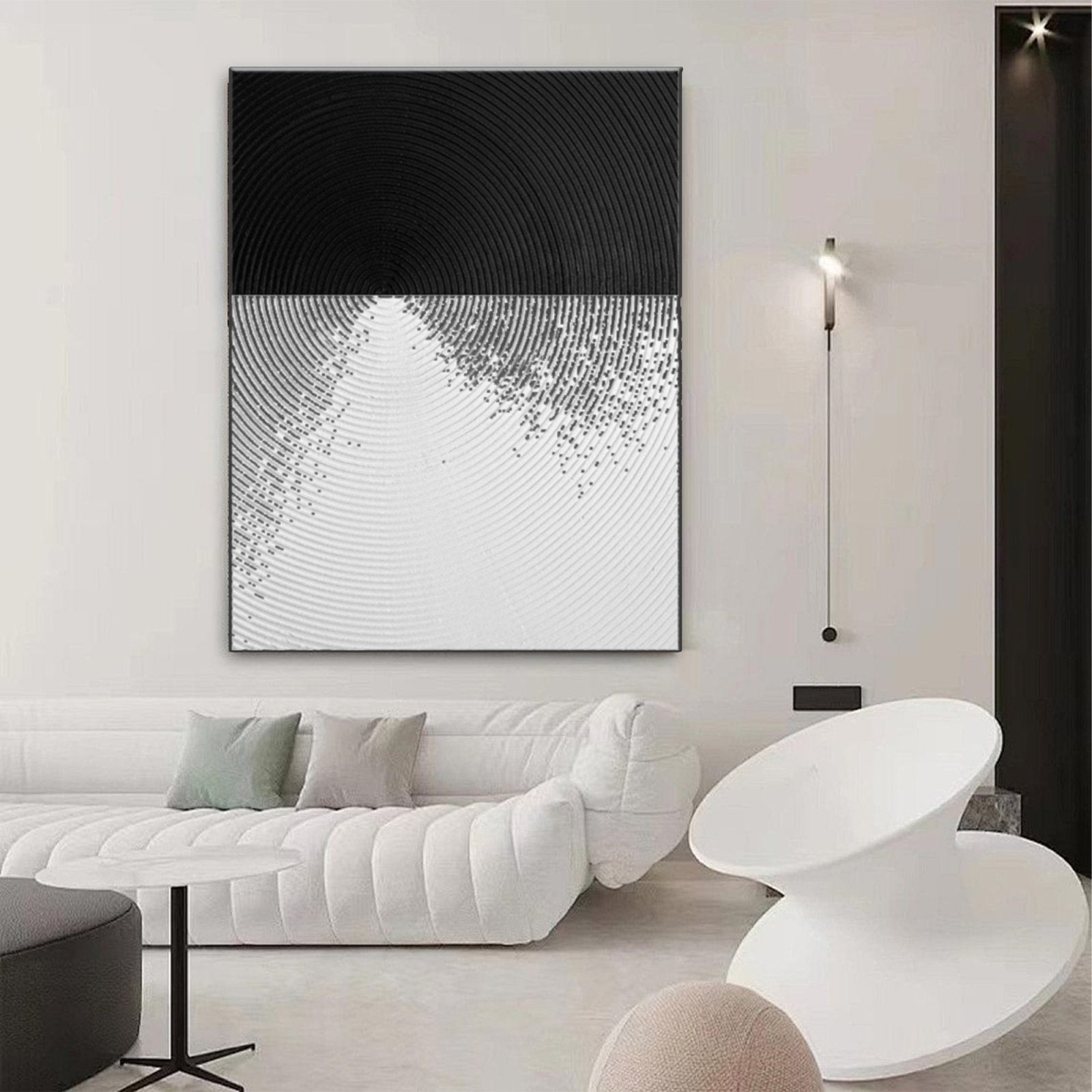 Abstract Minimalist Painting "Immerse"