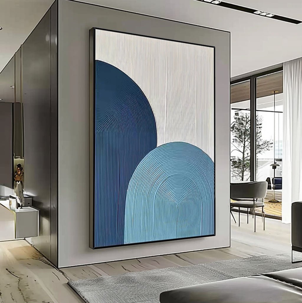 Abstract Painting "An tSolas agus an Dorchadas”