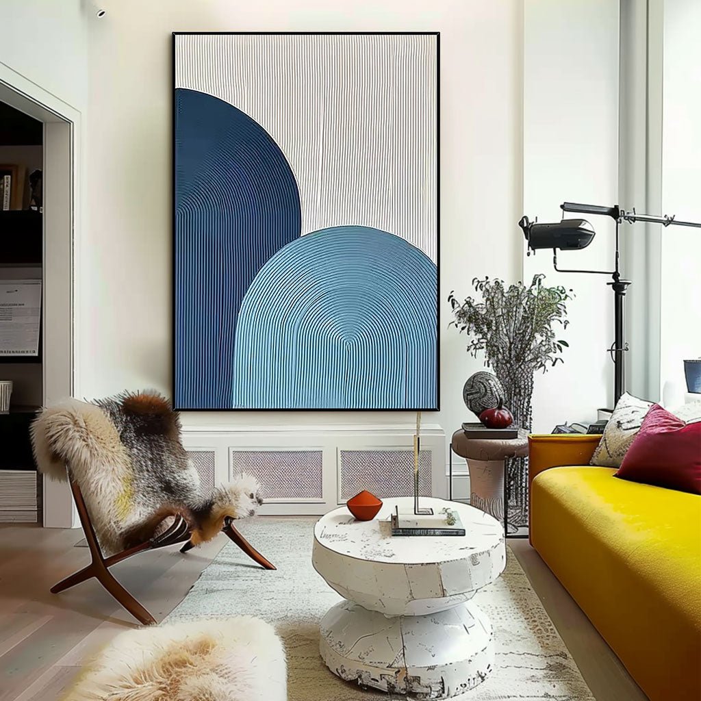 Abstract Painting "An tSolas agus an Dorchadas”