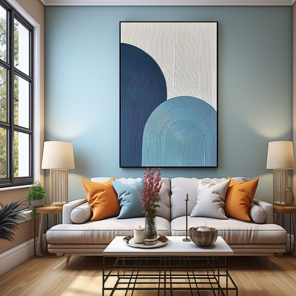 Abstract Painting "An tSolas agus an Dorchadas”