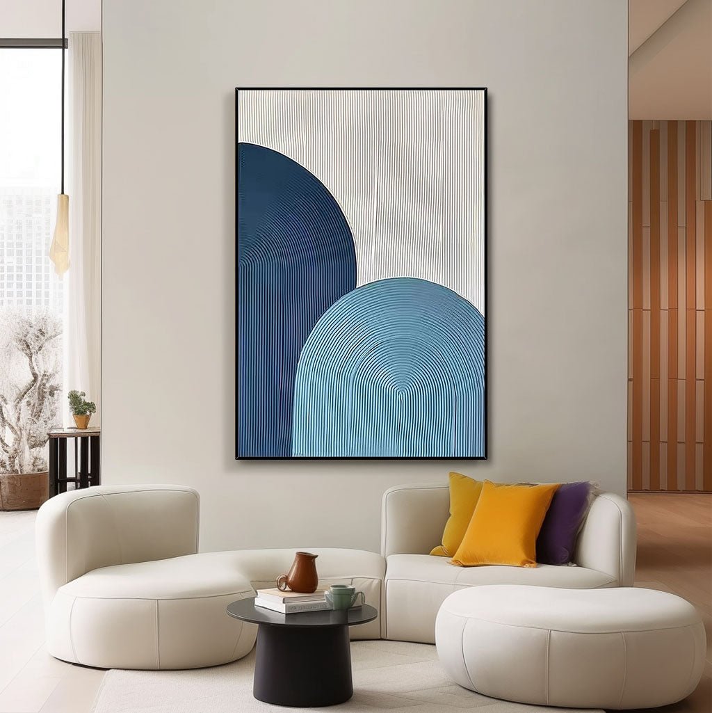 Abstract Painting "An tSolas agus an Dorchadas”