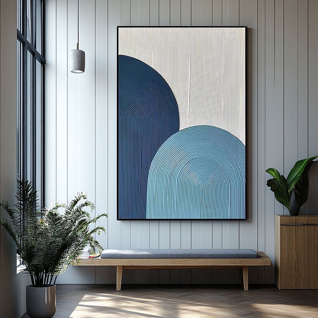 Abstract Painting "An tSolas agus an Dorchadas”