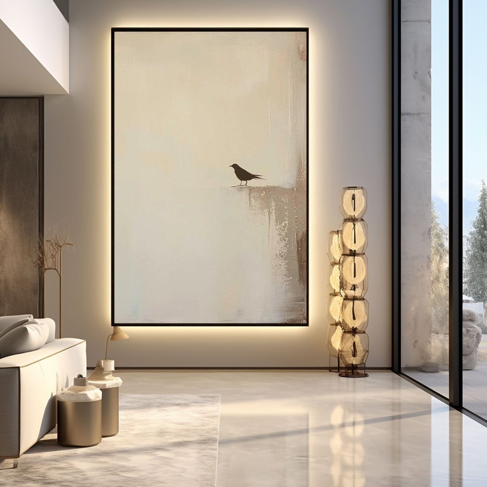Abstract Painting "Aonair Éan”