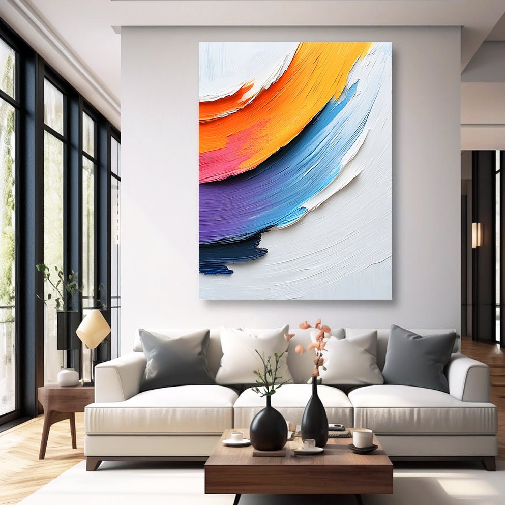 Abstract Painting "Arco Iris de Texturas”